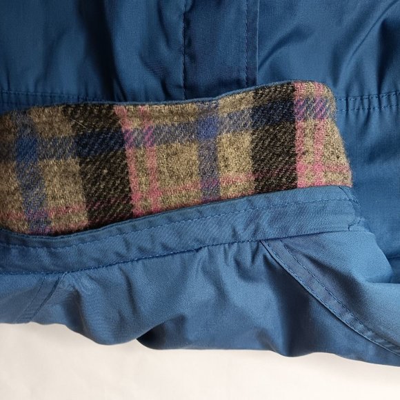 Vtg Woolrich Womens XL Chore Coat Jacket Blue Wool Lined USA Made Workwear READ - Picture 14 of 16